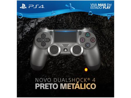 Controle sem fio Dualshock 4 Preto - PS4