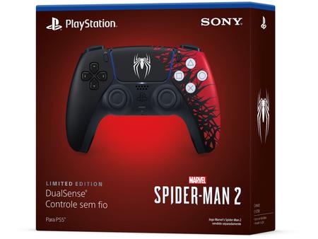 Controle Sony Dualsense para PS5 Wireless - Spider Man 2 Limited