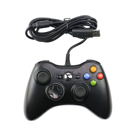 Controle Para XBOX PC X-360 Com fio Jogos Sistema de Vibração Botões  Giroscópicos