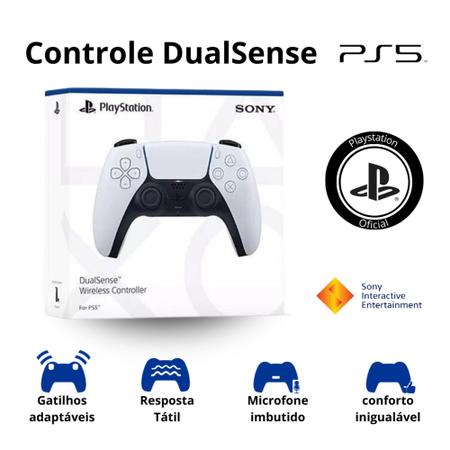 Controle Dualsense PlayStation 5 PS5 - Outros Games - Magazine Luiza