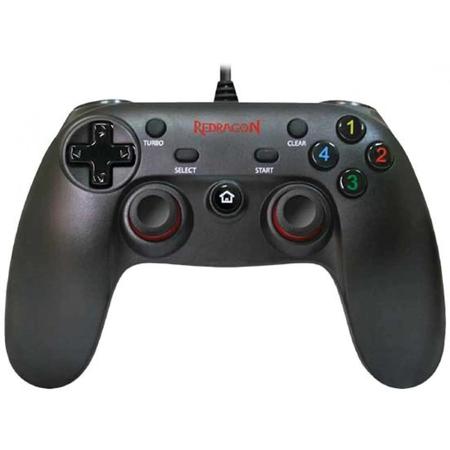 Imagem de Controle Redragon Saturn G807 USB PC PS3 Preto Fosco