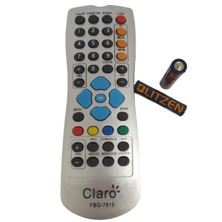 Imagem de Controle Remoto Compativel Com Receptor Embratel / Claro Tv
