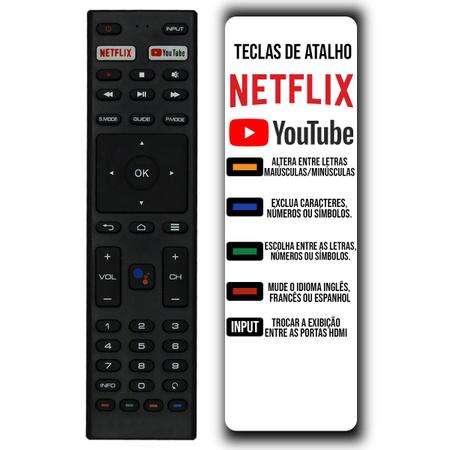 Imagem de Controle Remoto Compativel Com Tv Netflix Youtube