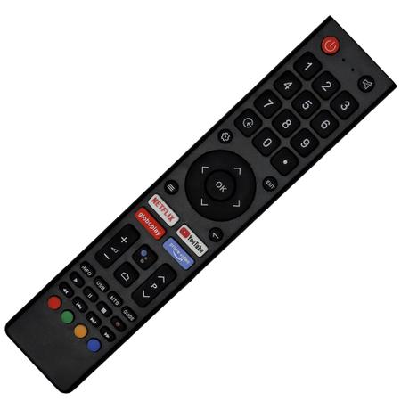 Imagem de Controle Remoto Compativel com Tv Philco Netflix, YouTube, Globo Play e Prime Vídeo  