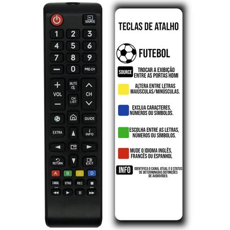 Imagem de Controle Remoto Compativel com Tv Samsung Smart