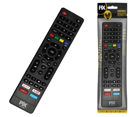Controle remoto compativel philco smart tv - netflix /  / primevideo  / globo play - PIX - Controle Remoto para Tv - Magazine Luiza
