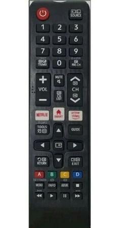 Imagem de Controle Remoto Para Compatível Tv Samsung Botão Netflix Amazon Prime Smart