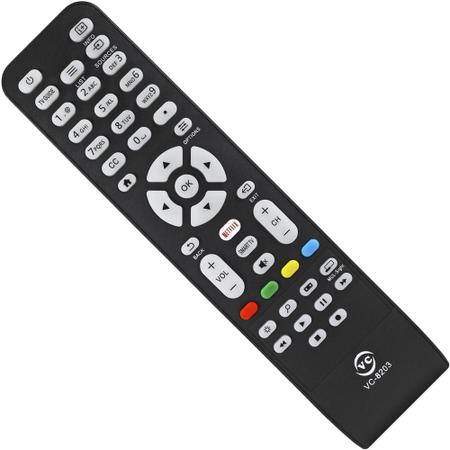 Imagem de Controle Remoto Para Tv Aoc Com Botão Netflix Led Lcd Smart - VC-A8203