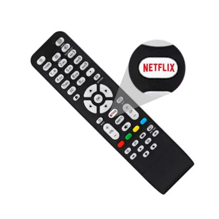 Imagem de Controle Remoto Para Tv Aoc Com Botão Netflix Led Smart 8050 - Skylink