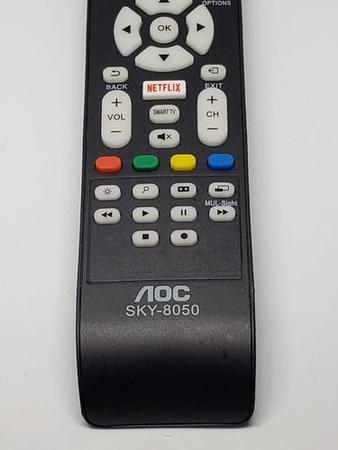 Controle Remoto Para Tv Aoc Com Botão Netflix Led Smart Novo SKY