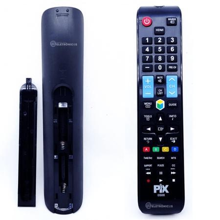 Imagem de Controle Remoto Pix TV Compátivel Para Samsung LED Smart TV LCD Modelo AA59-00588A 0260588