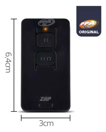 Imagem de Controle Remoto Ppa Zap 433,92mhz Para Portão Eletrônico