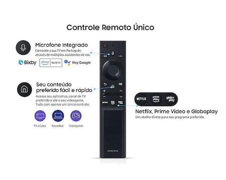 Imagem de Controle Remoto Samsung Smart TV 50" UHD 4K 50AU7700