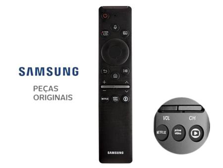 Imagem de Controle Remoto Samsung Smart Tv Uhd 4k Original QN50Q60TAGXZD com capinha
