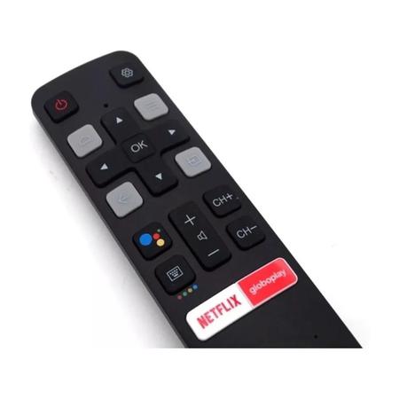 Imagem de Controle remoto smart tv tcl com botão netflix e globoplay