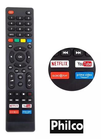 Controle remoto compativel philco smart tv - netflix /  / primevideo  / globo play - PIX - Controle Remoto para Tv - Magazine Luiza