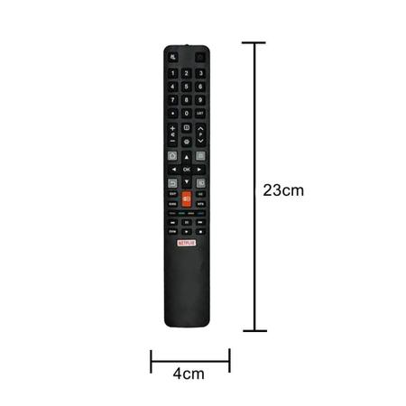 Controle Remoto Compativel Tcl Rc802N Netflix Globo Play Pix - Acessórios  para TV - Magazine Luiza