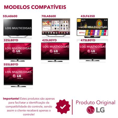 Imagem de Controle Remoto Universal LG Smart TV 3D (AKB74115501)