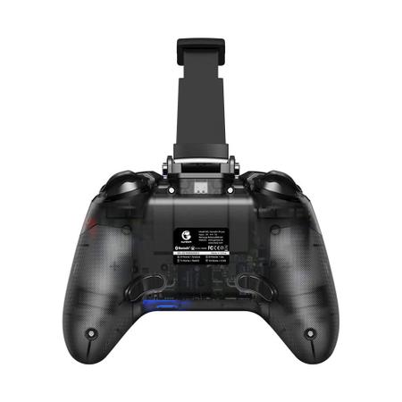 Controlador de jogos sem fio GameSir T4 Pro para Windows 7 8 10 PC/iPhone/Android/Switch,  joystick de gamepad de celular Dual Shock USB Bluetooth para jogos Apple  Arcade MFi, luz de fundo LED