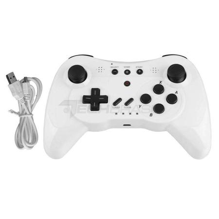 Controle Sem Fio Turbo Classic Mini Nintendo Nes Snes Wii Branco -  TechBrasil