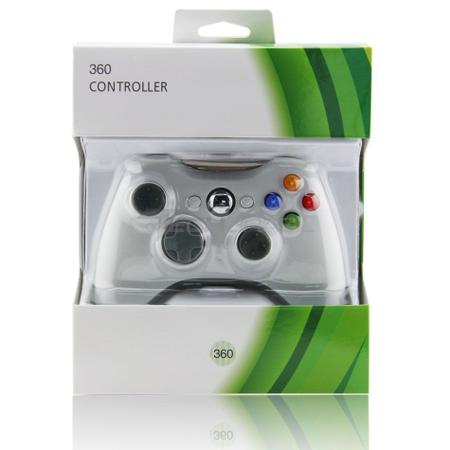 Imagem de Controle Sem Fio Para Xbox 360 Joystick Wireless Branco