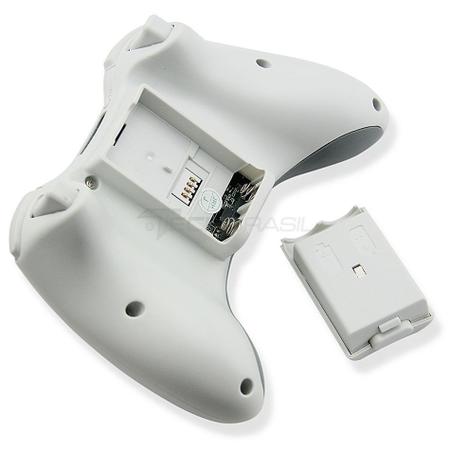 Imagem de Controle Sem Fio Para Xbox 360 Joystick Wireless Branco