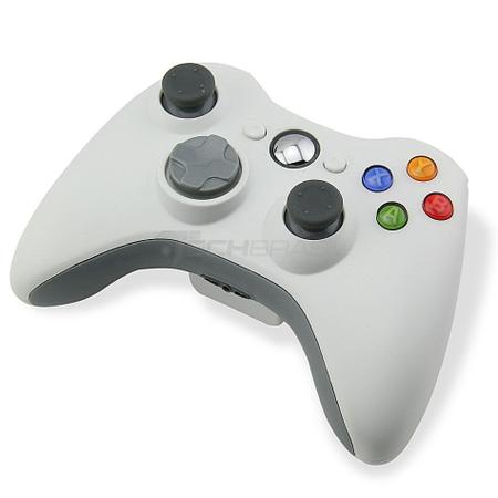 Imagem de Controle Sem Fio Para Xbox 360 Joystick Wireless Branco