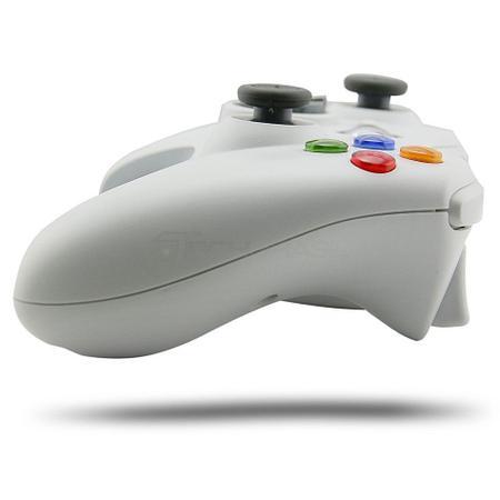 Imagem de Controle Sem Fio Para Xbox 360 Joystick Wireless Branco