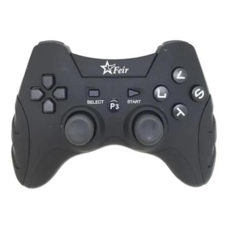 Controle Joystick USB para Computador PC Gamer PS2 e PS3 Dualshock - Feir -  Controle para PC - Magazine Luiza