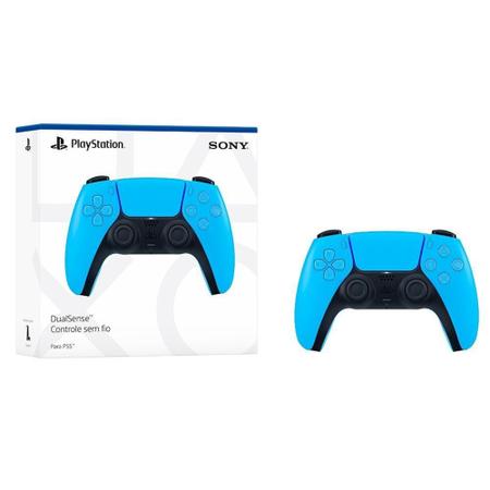 Controle Sony DualSense PS5, Sem Fio, Starlight Blue, 3006454