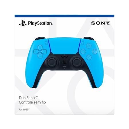 Controle Sony DualSense PS5, Sem Fio, Starlight Blue, 3006454