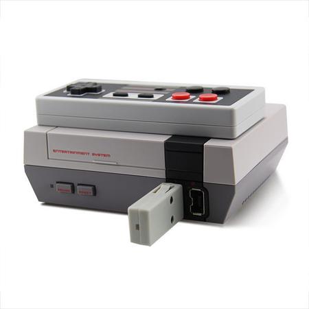 Imagem de Controle Sem Fio Turbo Classic Mini Nintendo Nes Snes Wii Branco