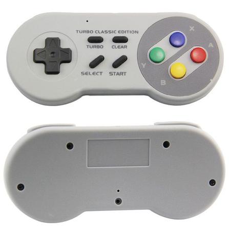 Controle Super Nintendo Sem Fio Turbo Edition - Game X