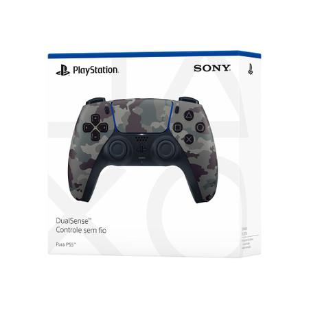 Imagem de Controle Sony DualSense PS5, Sem Fio, Gray Camuflado - 1000030620