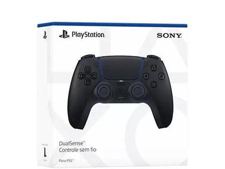 Imagem de Controle Sony/PlayStation PS5 DualSense Sony - Midnight Black/Preto Lacrado Original Garantia Sony