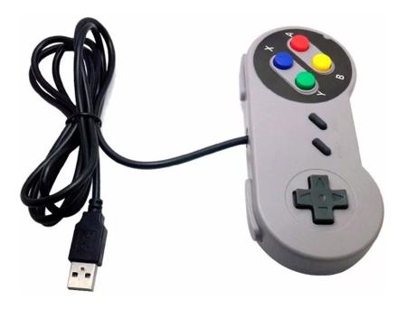 Controle Joystick USB Super Nintendo SNES P/ PC Win Emulador - Knup -  Controle para PC - Magazine Luiza