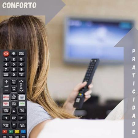 Imagem de Controle Tvs Samsung Botão Netflix, Prime Vídeo Entrega