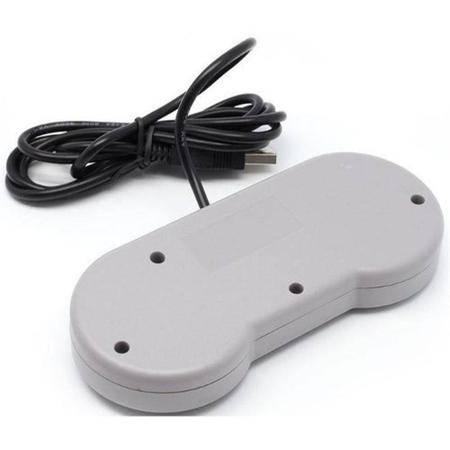 Controle Usb Super Nintendo Snes Compatível Com Computador Pc Mac Emulador  - Botões Roxo - TechBrasil - Controle para PC - Magazine Luiza