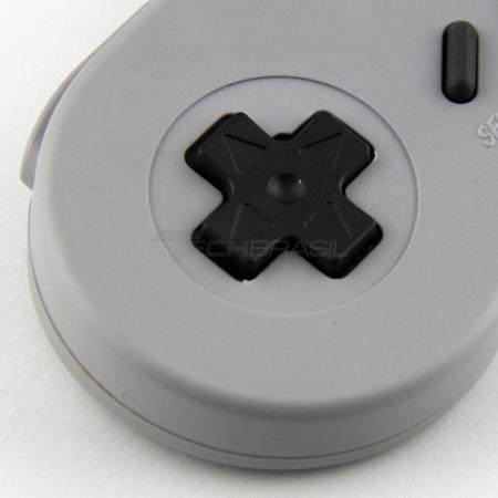 Imagem de Controle Usb Super Nintendo Snes Para Computador Pc Mac Emulador - Botões Colorido