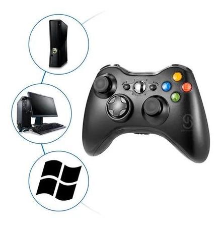 Controle Video Game Compativel com Xbox 360 Com Fio Joystick Xbox360 E Pc -  oem - Controle para PC - Magazine Luiza