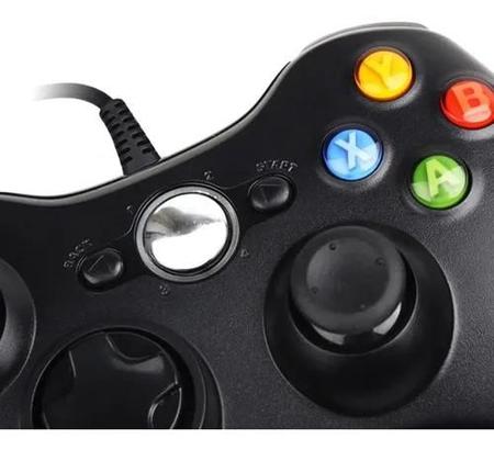 Controle Xbox 360 Com Fio Preto NOVO - Pc e Games !!!!!!!!!!! Pensou em  videogames e informática lembrou PceGames