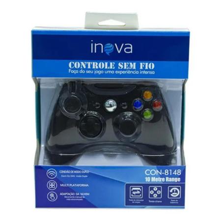 Controle para Xbox 360 Inova sem fio Wireless - Preto : .com