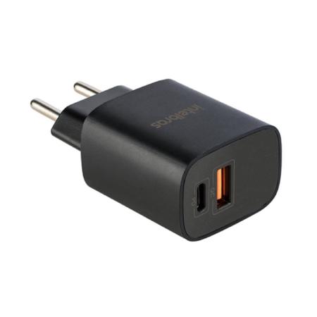 Imagem de Conversor AC/DC Fonte USB EC 11 Power 20W Preto Intelbras