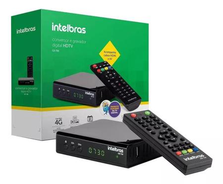 Imagem de Conversor Digital De Tv Intelbras Cd730 Bivolt Controle