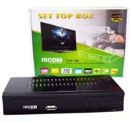 Imagem de Conversor digital TV sinal digital isdb-t set top box full HD hdmi