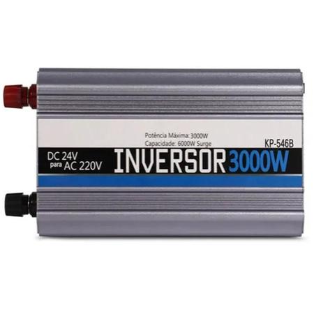 Imagem de Conversor Inversor 24V Para 220V Veicular Caminhao 3000W Bom