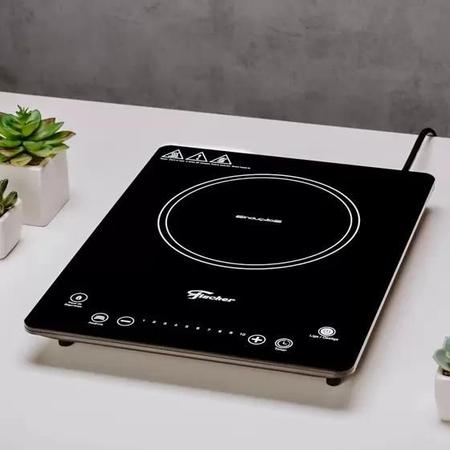 Imagem de Cooktop 1 Boca Preto Indução Mesa Vitrocerâmica 220V Fischer - Revolucionando E Inovando A Sua Cozinha Com Elegância e Tecnologia