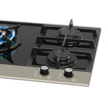 Imagem de Cooktop 3 Bocas Fischer Platinium Acendimento Automático