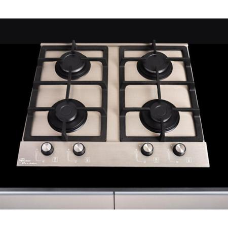 Imagem de Cooktop 4 Bocas à Gás Platinium Prime Bivolt Escovado Fischer