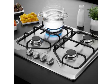 Imagem de Cooktop 4 Bocas Electrolux à Gás Natural e GLP